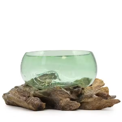 Molten Beer Bottles Glass